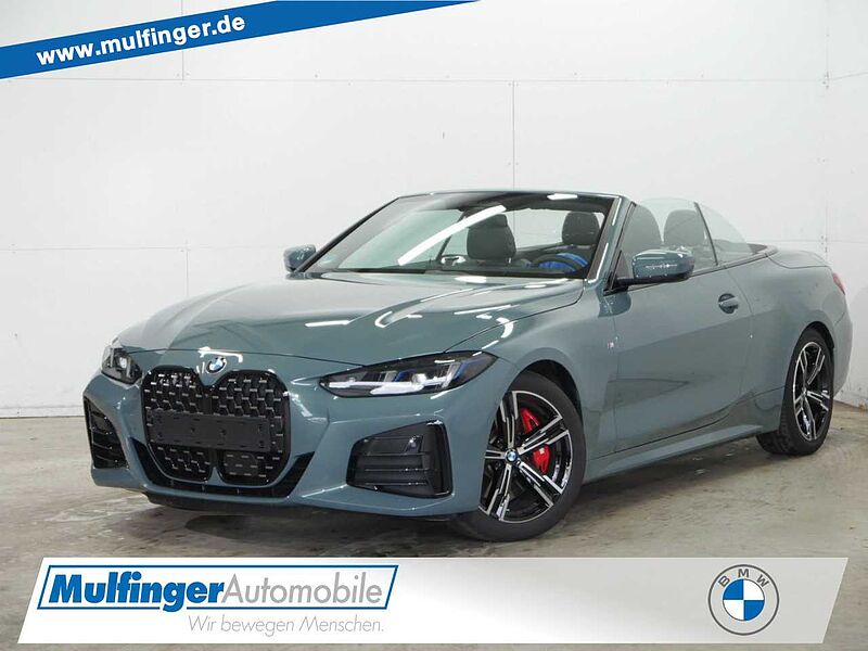 BMW 420i Cabrio M Sport Pro HUD ACC SuView. HiFi 18' 420 18' Sportpaket Bluetooth Navi LED Vollleder Klima Aktivlenkung PDC el. Fenst