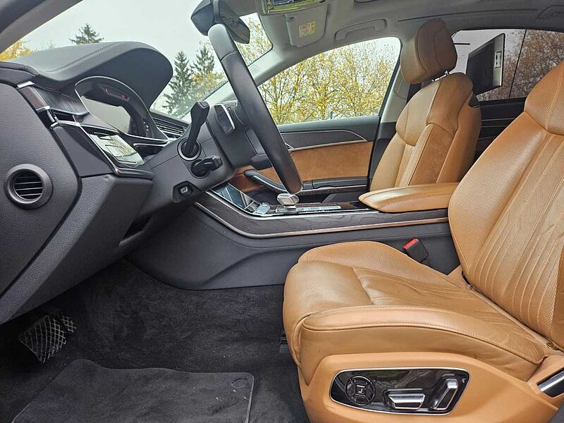 Audi A8 L50 TDI quattro Matrix Virt. KomfS+Bel Fin.606 Bluetooth Head Up Display Navi LED Vollleder Klima Luftfederung Standhzg Einpark