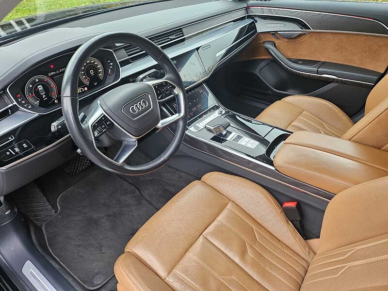 Audi A8 L50 TDI quattro Matrix Virt. KomfS+Bel Fin.606 Bluetooth Head Up Display Navi LED Vollleder Klima Luftfederung Standhzg Einpark