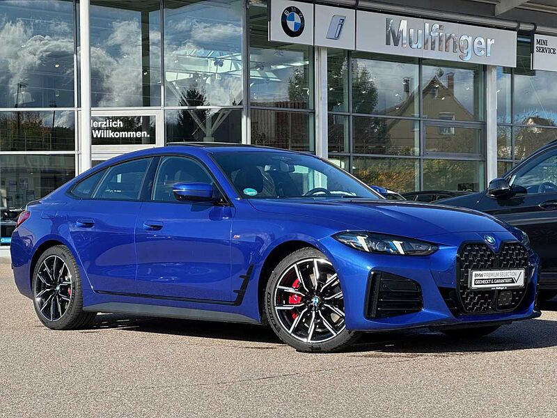 BMW 430d xDr. GC. M Sport Pro HUD ACC P+ GlasD. H/K 19' 430 Gran Coupé 19' Sportpaket Bluetooth Navi LED Klima Aktivlenkung PDC el. Fens