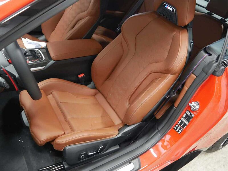 BMW M4 Cabrio xDr. Comp HUD ACC Carbon SuView. H/K. PA+ Sportpaket Bluetooth Navi LED Vollleder Klima PDC el. Fenster