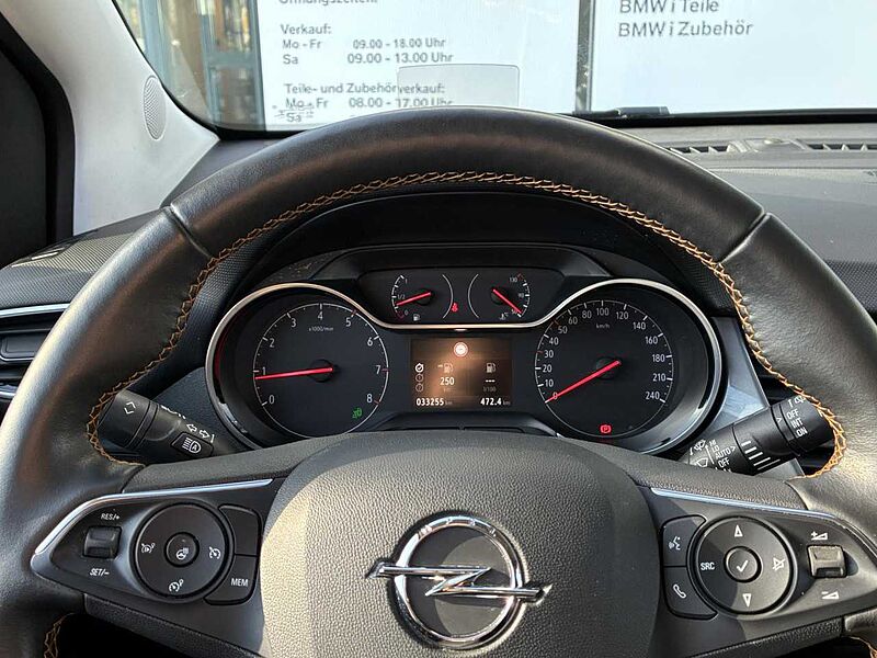 Opel Crossland X Head-Up KomfZ. Kamera Sitzh. AppleCar Bluetooth Head Up Display Navi LED Klima Einparkhilfe el. Fenster